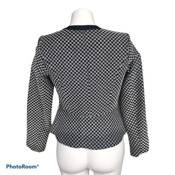 Calvin Klein Tweed Zip Up Jacket Petite Size 8 - Picture 3 of 7